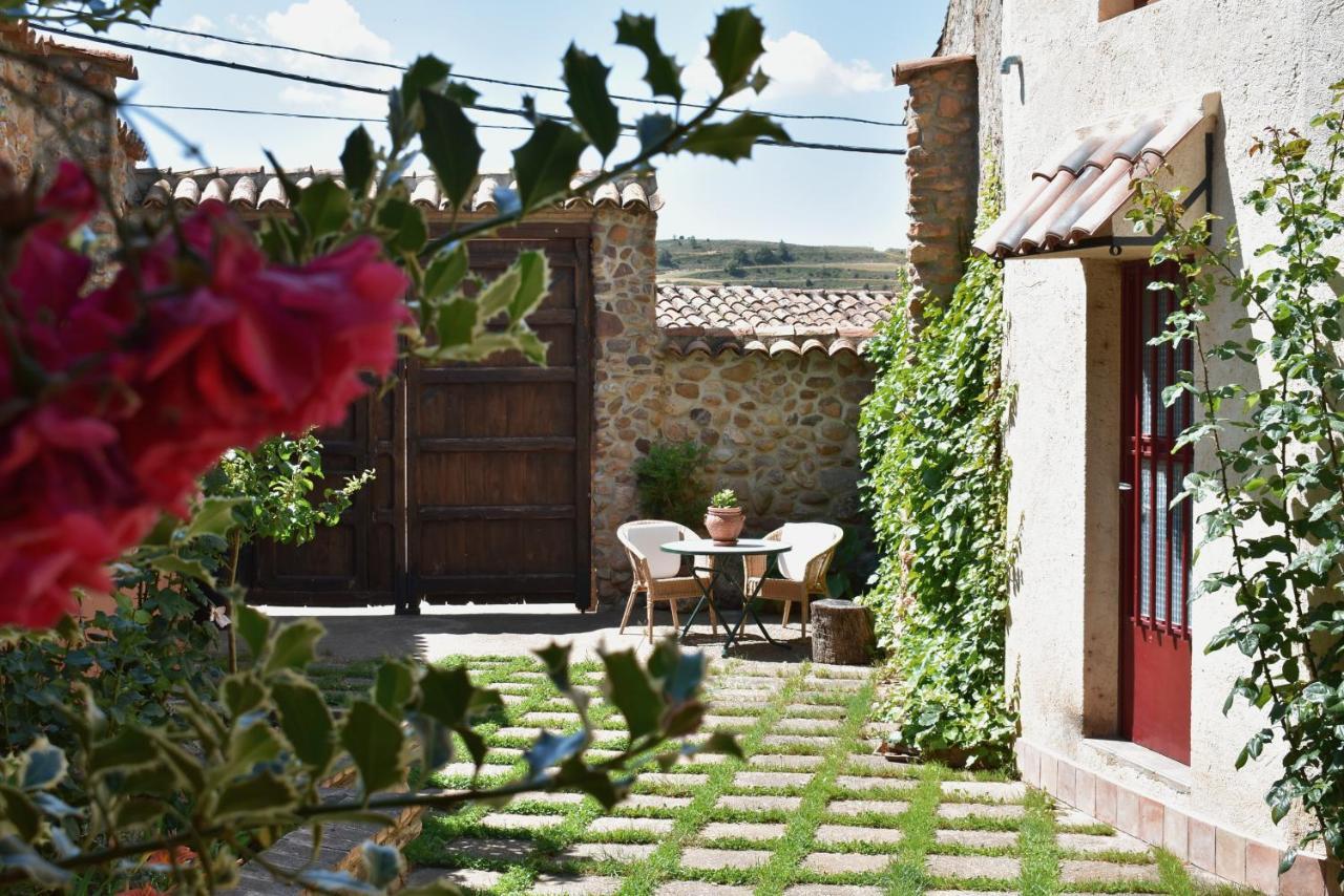 La Casa Del Azafran Villa Villanueva del Rebollar de la Sierra Exteriör bild